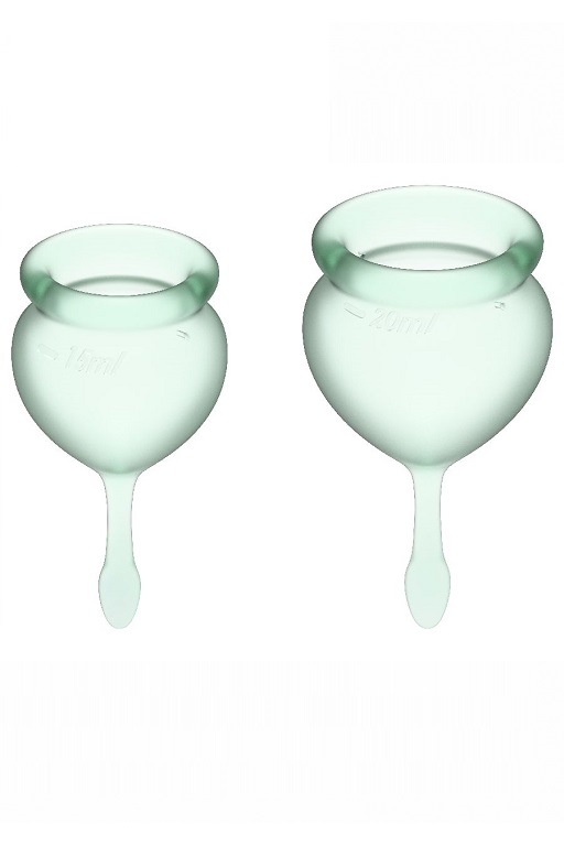    Satisfyer Feel good Menstrual Cup (light green)