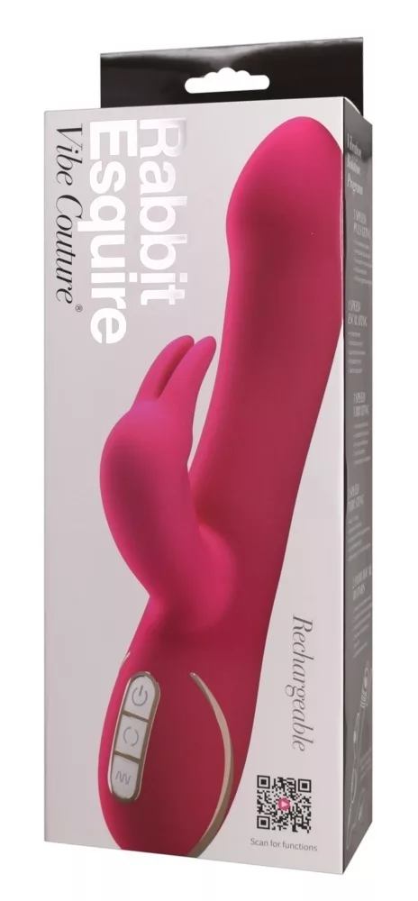 Вибратор Rabbit Esquire многофункциональный, розовый
