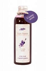 Съедобный, массажный, разогревающий эликсир "Triple Pleasure" Спелая смородина 130 гр 