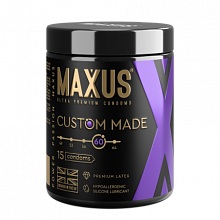 Презервативы MAXUS Custom Made 60 №15 в железном кейсе, увеличенные X-Edition, 15 шт 
